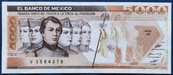 Mexico / Mexikó 5000 Pesos 1987, AUNC.
