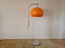 Régi retro krómozott fémvázas Szarvasi állólámpa mid century lámpa