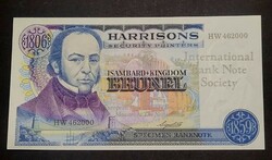 UNC-Harrisons Test banknote - IBNS 1990.