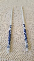 Kínai,sárkánymintás porcelán evőpálcika