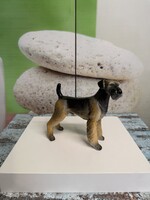 Hollóházi Nagyméretű Airdale Terrier Porcelán Kutya A150