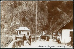 Románia (Erdély) Petrozsény, Magyar-román határszél a Szurduki szorosban 1904