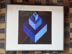 Vasarely szerigráfia !