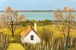 AKCIÓ Lantos György Barackfa virágzás 20X30