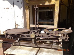 ANTIK BÉCSI HÁZTARTÁSI MÉRLEG ( JOS. FLORENZ ) KONYHAMÉRLEG 15 KG. !!!