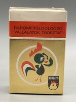 Régi Baromfifeldolgozó bontatlan szivarka cigaretta csomag