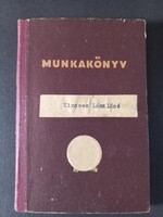 Munkakönyv a Rákosi-korszakból, Lapterjesztő Vállalat kiállításában 1950