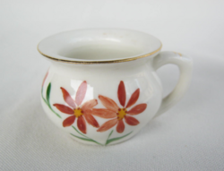 Aquincumi porcelán csupor virágos mini bögre