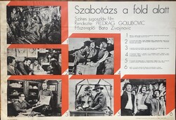 3 db Szennyezett Szakadt Mozi Film Plakát A1!!!