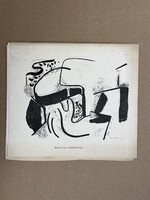 1964 kiállítás katalógus benne 6 darab Rotaprint nyomat Barcsay, Korniss, Deli, Fónyi, Czóbel, Vajda