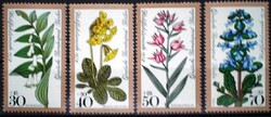 BB573-6 / Németország - Berlin 1978 Népjólét : Vadvirágok bélyegsor postatiszta