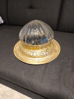 Brass armature with transparent shade for sale!