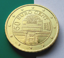 Ausztria – 50 euro cent – 2024 - a bécsi Szecesszió Háza