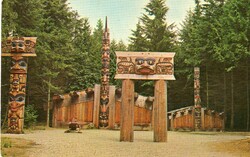 Képeslap: Tájkép. Kanada.