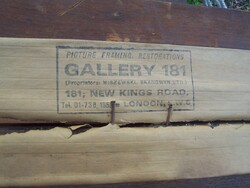 173x13 cm keret !! 1955 London Gallery 181 New Kings Road