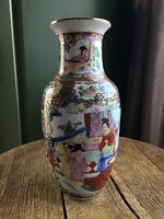 Régi kínai kézzel festett porcelán váza