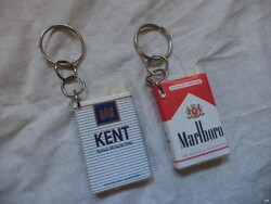 2db retro trafik cigis kulcstartó, Marlboro, Kent ÚJ! (4724)