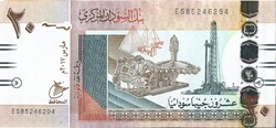 20 font pound pounds 2017 Szudán UNC