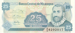 Nicaragua - 25 Centavos 1991. UNC