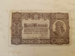 100 korona 1923-ból, száz korona