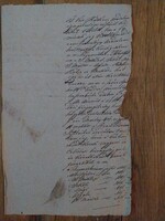 Ráckevei uradalom részére írt levél  1852-ből 4.