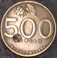 Indonézia 500 rúpia, 2000.