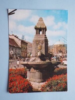 Képeslap (69) - Pécs - Zsolnay-kút 1960-as évek - (Foto: Bakonyi Béla)