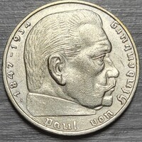 Birodalmi ezüst 2 Márka 1939 A