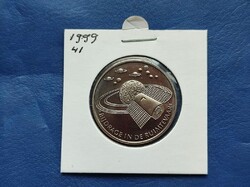 HOLLANDIA 2 1/2 ECU 1999 BOLYGÓ ŰRHAJÓ MŰHOLD! UNC! NAGYON RITKA!