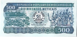500 meticais 1986 Mozambik UNC