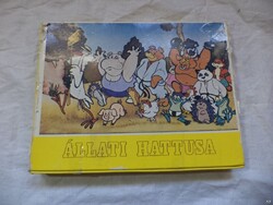 Állati hattusa retro puzzle játék, ritka (4441)