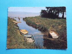 Képeslap (69) - Csónakok a Balatonon 1970-es évek - (Foto: Gabler Csaba)