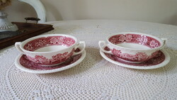 Villeroy & Boch"Rusticana" porcelán levesescsésze+alj 2db.