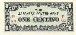 1 centavo 1944 "P/AM" Fülöp szigetek Japán megszállás 1.