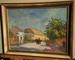 Sugár Gyula (1924-1991) : Kisvárosi utca