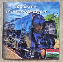 100 éves a 424-es gőzmozdony forgalmi sor! Ritka!