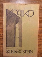 Kő és Műkő 1936. 1. közlönye