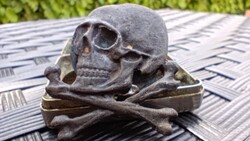 WW2 Náci Waffen SS koponya jelzett rzm ritka