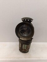 Antik bicikli lámpa Alte Fahrradlampe Bicycle Lamp karbid kerékpár gyűjtemény 712 2044