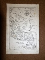 Bács vármegye térképe Korabinszky 1805. Atlas Regni Hungariae. Délvidék Szerbia