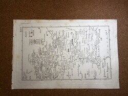 Heves és Szolnok vármegye térképe Korabinszky 1805. Atlas Regni Hungariae.