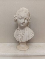 Antik szobor Mozart öntvény gyerek portré büszt zene zeneszerző hangszer 305 2060