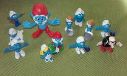 RETRÓ eredeti Peyo Smurfs - Peyo Hupikék törpikék 12 db