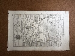 Moson vármegye térképe Korabinszky 1805. Atlas Regni Hungariae. Felvidék Szlovákia