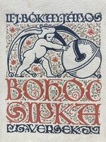 Ifj. Bókay János: Bohócsipka, 1913 - Díszesen illusztrált borítóban, dedikált könyvritkaság