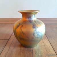 Antik Zsolnay labrador eozin mázas art deco váza
