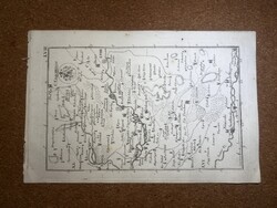 Ugocsa vármegye térképe Korabinszky 1805. Atlas Regni Hungariae. Kárpátalja
