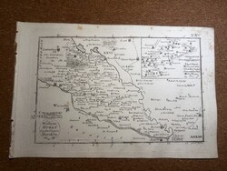 Zala vármegye térképe Muraköz Korabinszky 1805. Atlas Regni Hungariae.