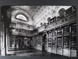 Régi képeslap Zirc - Reguly Antal Tudományos Könyvtár nagyterme