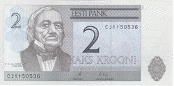 Észtország - 2 Krooni 2006 UNC